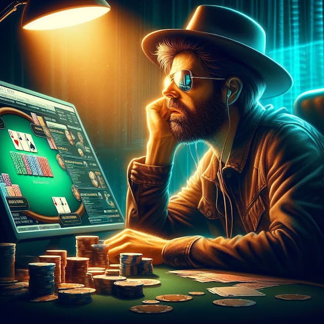 Poker Player tilted