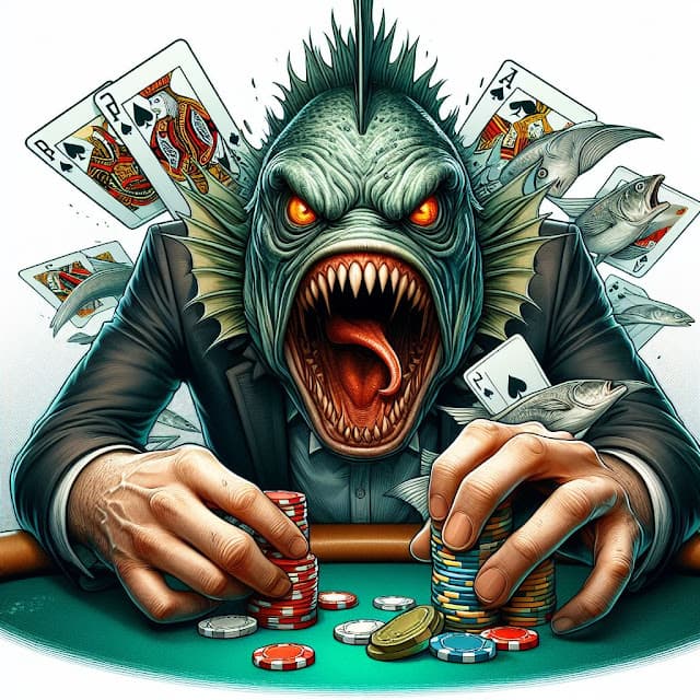 Poker Fish Maniac ilustation